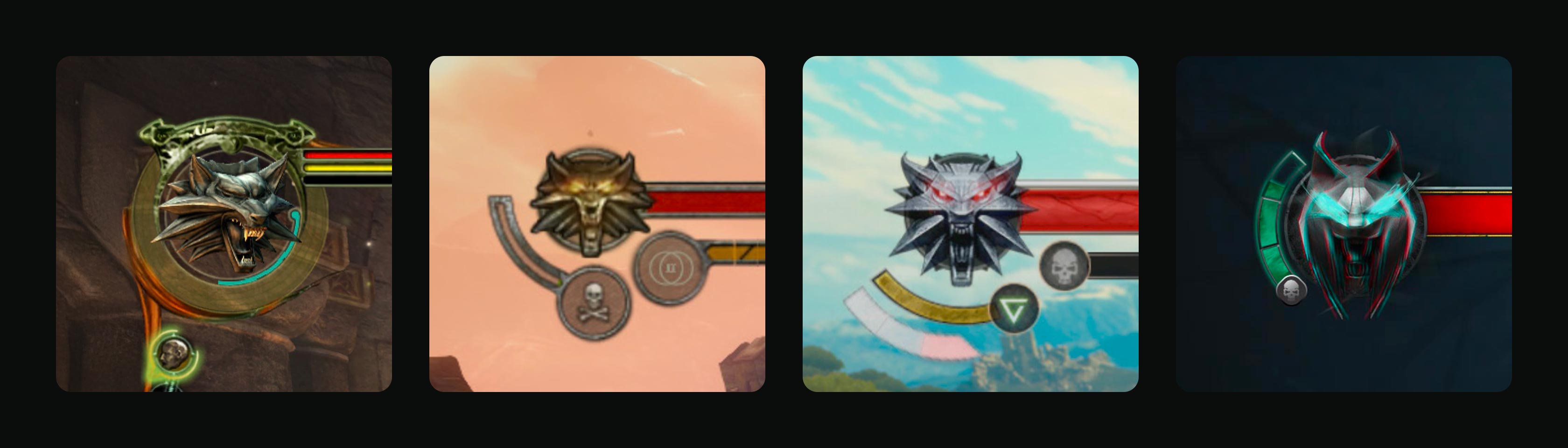 Witcher medallions artwork